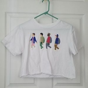 Stranger things crop top